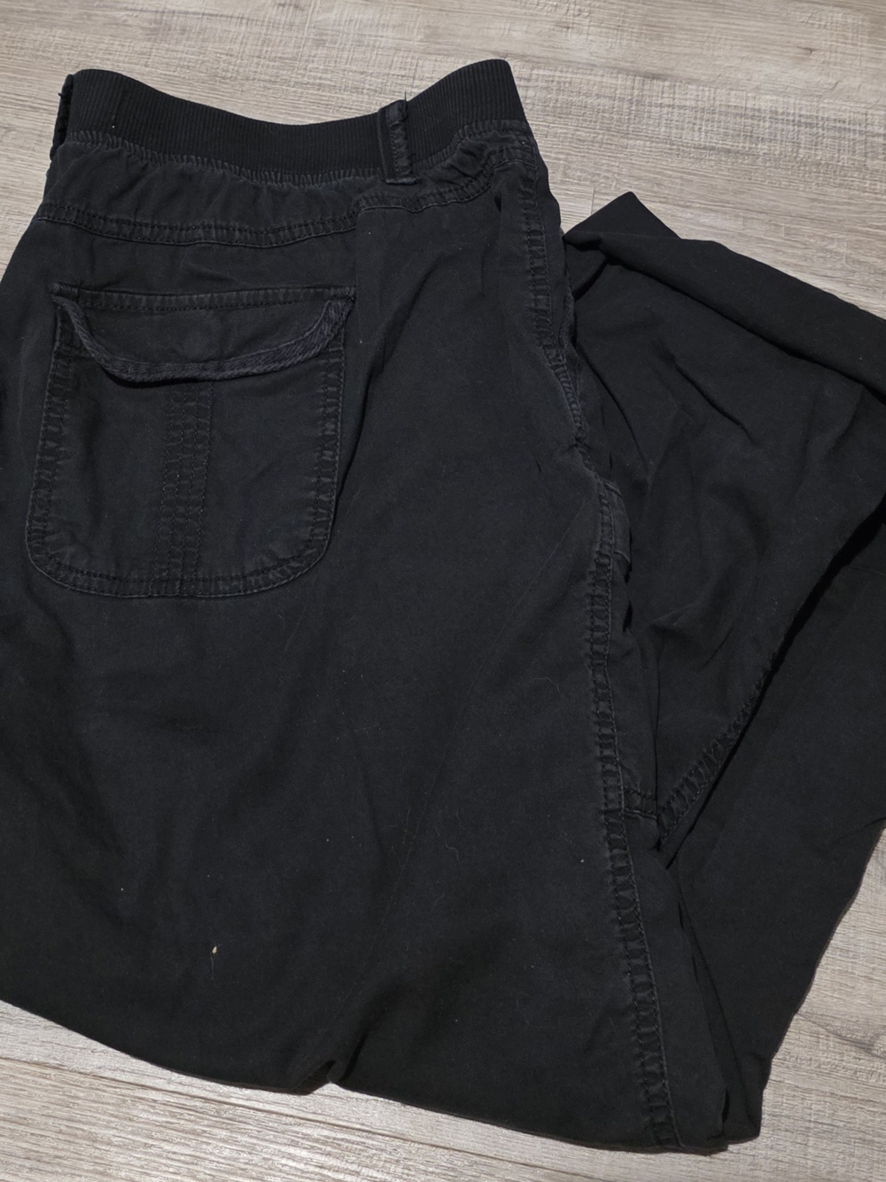Sonoma Black Casual Pull-On Pants